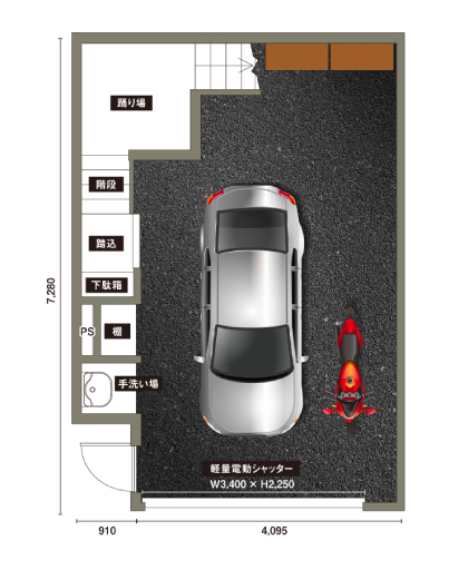 1F間取り